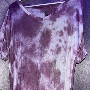 Size medium pink tie-dye women’s T-shirt